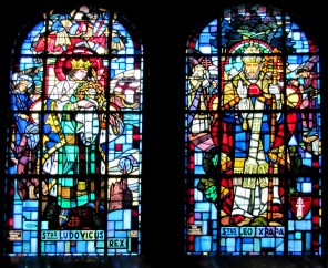 프랑스의 성 루도비코와 교황 성 레오 9세_photo by Ralph Hammann_in the church of Saint-Laurent in Benfeld_Alsace.jpg